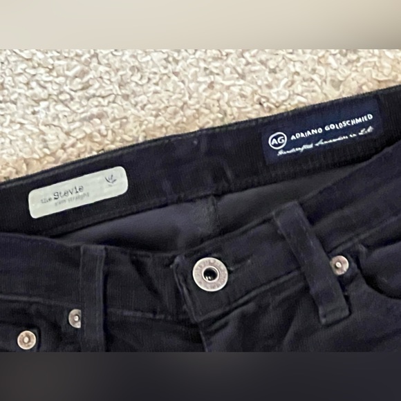 AG Adriano Goldschmied The Stevie Slim Straight Womens 26 Corduroy Jeans - Picture 3 of 4